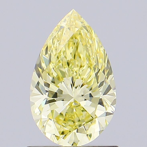 0.99 Carat Pear Shape Diamond | VVS2 Clarity Lab Grown Diamond | Yellow Color Diamond - Jay Amar Gems