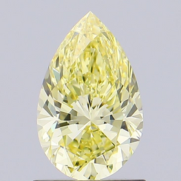 0.99 Carat Pear Shape Diamond | VVS2 Clarity Lab Grown Diamond | Yellow Color Diamond - Jay Amar Gems