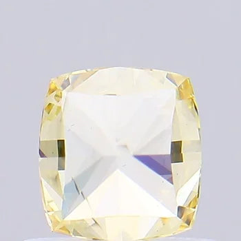 Cushion Cut Fancy Yellow Lab Grown Diamond