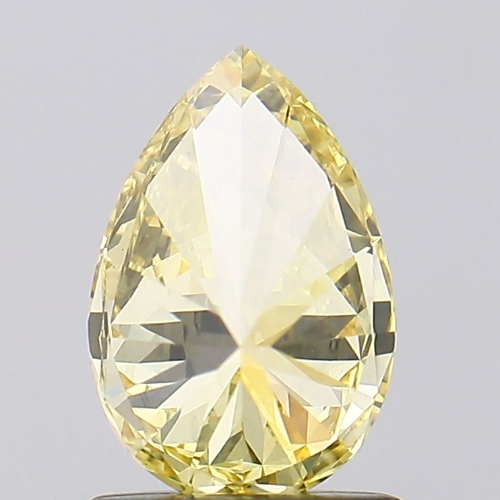 0.90 Carat Pear Shape Fancy Yellow Color Lab Grown Diamond | Diamond For Personalized Gift - Jay Amar Gems