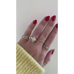 1920s engagement ring with classic antique diamond sparkle and beauty