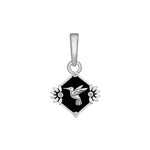 womens pendant necklace with butterfly pendant necklace charm and sparkling gemstone pendant accents.