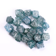 5.79 Ct Uncut Blue Raw Rough Diamond Blue Colored Diamond Lot Use For Custom Jewerrly 