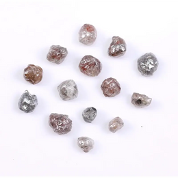 0.94 Ct Brown Grey Colored Diamond Uncut Raw Rough Diamond Use For Custom Jewerly 