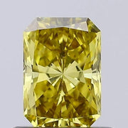  intense yellow colour radiant Cut Fancy Intense Yellow Lab Grown Diamond