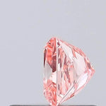 vivid pink colour diamond oval Cut lab grown loose diamond