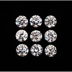 lab grown blue diamond and yellow diamond jewelry including lab diamond chain and hoop earrings collection