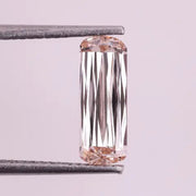 1.89 Ct champagne lab grown diamond with elongated criss cut cushion shape, VS clarity elegant loose diamond for custom engagement ring or fine jewelry