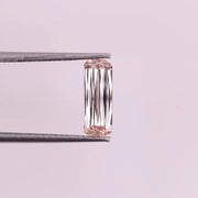 1.89 Ct champagne lab grown diamond with elongated criss cut cushion shape, VS clarity elegant loose diamond for custom engagement ring or fine jewelry