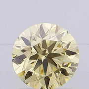 fancy light yellow colour diamond round brilliant fancy light yellow lab grown diamond