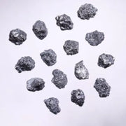 Black Rough Diamond, Natural Raw Uncut Irregular Shape Loose Stone for Jewelry Making & Custom Design