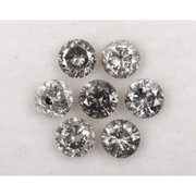 natural salt and pepper diamond and salt and pepper ring collection grey color diamond 