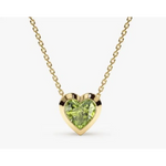 6.60 Ct genuine green gemstone pendant necklace with vibrant green color and elegant design, ideal for luxury fine jewelry and statement styling