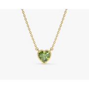 6.60 Ct genuine green gemstone pendant necklace with vibrant green color and elegant design, ideal for luxury fine jewelry and statement styling
