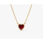 6.60 Ct genuine red gemstone pendant necklace with rich deep color and bold elegant design, perfect for statement fine jewelry and special occasion wear