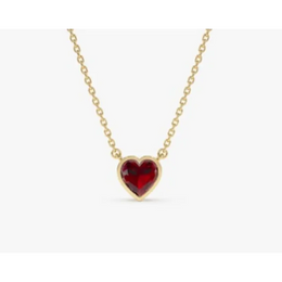 6.60 Ct genuine red gemstone pendant necklace with rich deep color and bold elegant design, perfect for statement fine jewelry and special occasion wear