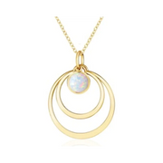 3.00 Ct Genuine Multicolour Diamond Necklace Elegant Minimalist Pendant Fine Jewelry for Her