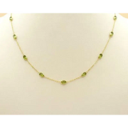 0.58 Ct genuine green gemstone pendant necklace with fresh green color and elegant design, ideal for fine jewelry and everyday stylish wear
