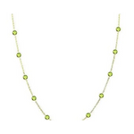 0.58 Ct genuine green gemstone pendant necklace with fresh green color and elegant design, ideal for fine jewelry and everyday stylish wear