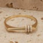 dainty pavé diamond ring in white gold lab grown diamonds elegant everyday jewelry