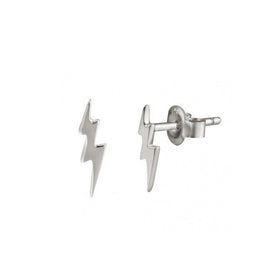 Thunderbolt earrings, Lightning bolt stud earrings, Flash gold plated earrings, Sparkle earrings, Dainty earrings, Tiny studs ray - Jay Amar Gems