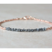 6.20 Ct blue rough diamond bracelet in elegant luxury style And Women Like Diamond 