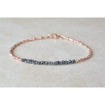 6.20 Ct blue rough diamond bracelet in elegant luxury style And Women Like Diamond 
