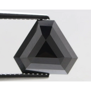 Natural Black Diamonds best man made diamonds Tringle gia Diamond  4.43 Ct  Diamond Stone