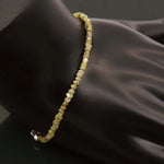 Unique 14.00 Ct yellow rough diamond beads bracelet with raw luxury look Fancy rough 