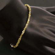 Unique 14.00 Ct yellow rough diamond beads bracelet with raw luxury look Fancy rough 