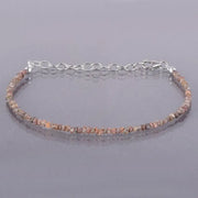 Natural Rough Diamond Bracelet with raw uncut diamonds – minimalist luxury fine jewelry bracelet for women