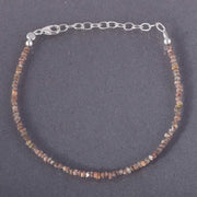 Natural Rough Diamond Bracelet with raw uncut diamonds – minimalist luxury fine jewelry bracelet for women