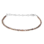 Natural Rough Diamond Bracelet with raw uncut diamonds – minimalist luxury fine jewelry bracelet for women