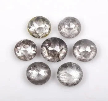 0.70CT Round Rose Cut Salt & Pepper Loose Diamond