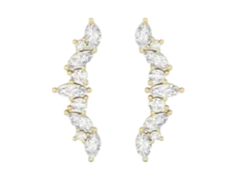 Marquise Shape Delicated Stud Earrings