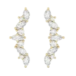 Marquise Shape Delicated Stud Earrings