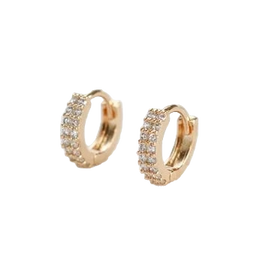 Delicated Huggie Sterling Silver Earrings