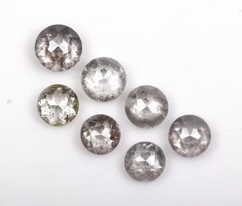 0.70CT Round Cut Salt & Pepper Loose Diamond