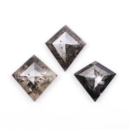 1.04Ct Kite Shape Natural Salt & Pepper Diamond