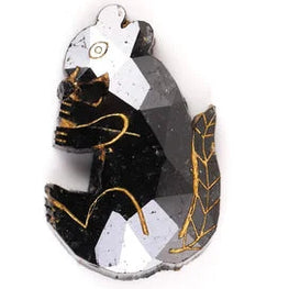 9.29 Ct , Natural Loose Big Size Fancy Black Color Diamond, Squirrel shape Faceted Diamond, Best Price Diamond