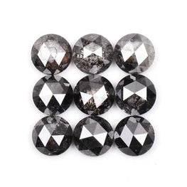 Natural Salt & Pepper Round Shape Diamond