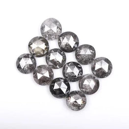 1.79Ct Round Rose Cut Salt & Pepper Diamond