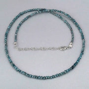 Blue rough diamond beads in elegant raw gemstone style Use For Custom Jewelry 