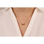 0.89 Ct Genuine Brown Diamond Necklace Elegant Pendant Minimalist Fine Jewelry for Women
