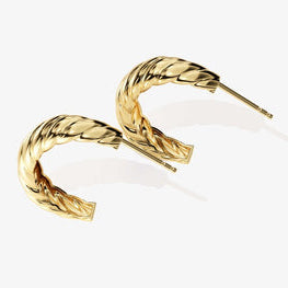 Croissant Statement Huggie Earring