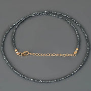Natural rough diamond bracelet for women with raw uncut diamonds set in 14K gold minimalist fine jewelry