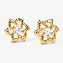 Floral Stud Stunning Sterling Silver Earrings