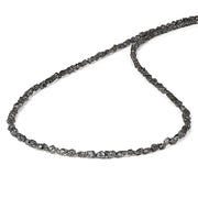 Natural rough diamond bracelet for women with raw uncut diamonds set in 14K gold minimalist fine jewelry