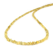 2.9 mm to 3.5 mm yellow rough diamond beads with raw gemstone styling