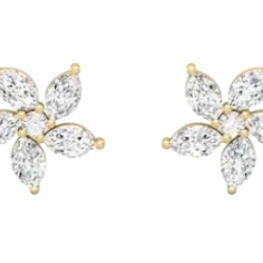 Delicate Marquise Cut Stunning Earrings